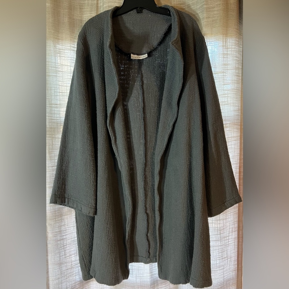 Bryn Walker - Heavy Linen & Cotton Blend Cardigan - Oversized - NWOT!!!